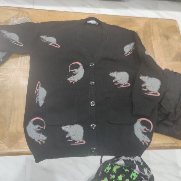 Foxblood cardigan size XL/2x new